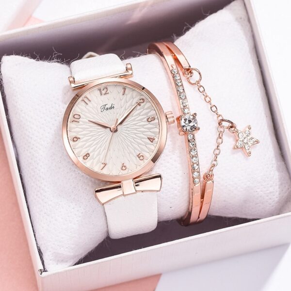 Luxury Women Bracelet Quartz Watches For Women Magnetic Watch Ladies Sports Dress Pink Dial Wrist Watch Clock Relogio Feminino - Image 3