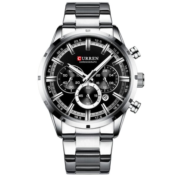 CURREN Men Watch Top Brand Luxury Sports Quartz Mens Watches Full Steel Waterproof Chronograph Wristwatch Men Relogio Masculino - Image 14