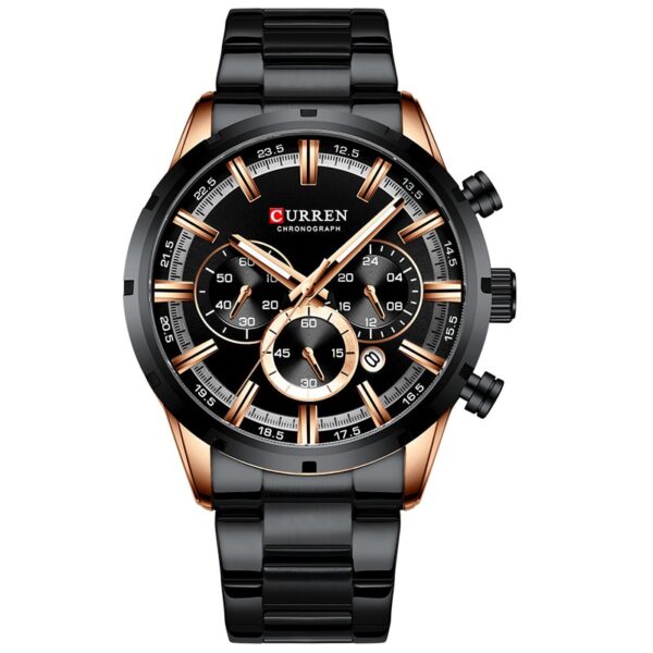 CURREN Men Watch Top Brand Luxury Sports Quartz Mens Watches Full Steel Waterproof Chronograph Wristwatch Men Relogio Masculino - Image 13