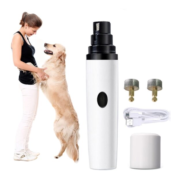 Electric Dog Nail Clippers for Dog Nail Grinders Rechargeable USB Charging Pet Quiet Cat Paws Nail Grooming Trimmer Tools - Image 16