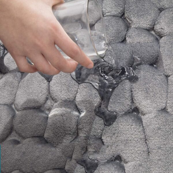 Cobblestone Embossed Bathroom Bath Mat Non-slip Carpets In Wash Basin Bathtub Side Floor Rug Shower Room Doormat Memory Foam Pad - Image 5
