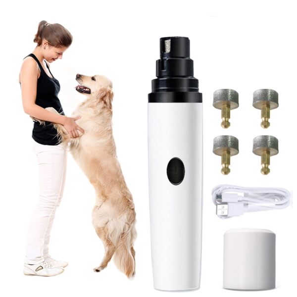 Electric Dog Nail Clippers for Dog Nail Grinders Rechargeable USB Charging Pet Quiet Cat Paws Nail Grooming Trimmer Tools - Image 15