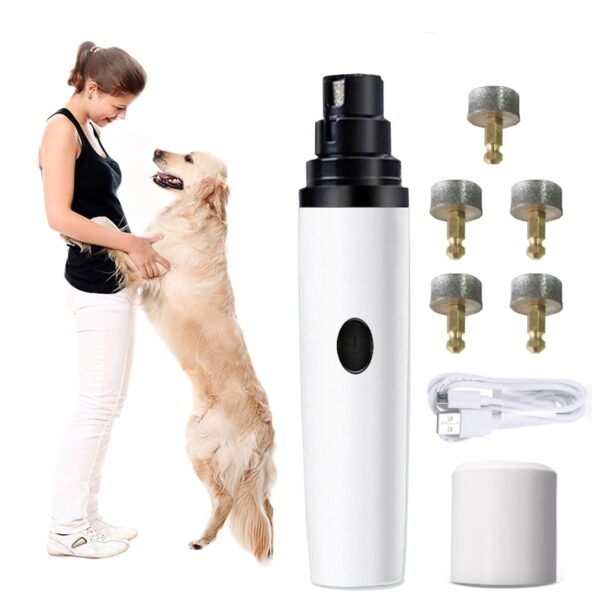 Electric Dog Nail Clippers for Dog Nail Grinders Rechargeable USB Charging Pet Quiet Cat Paws Nail Grooming Trimmer Tools - Image 14
