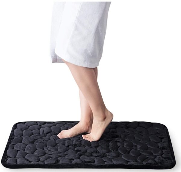 Cobblestone Embossed Bathroom Bath Mat Non-slip Carpets In Wash Basin Bathtub Side Floor Rug Shower Room Doormat Memory Foam Pad - Image 7
