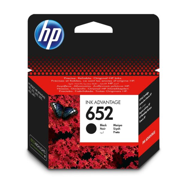 HP TINTEIRO 652 PRETO