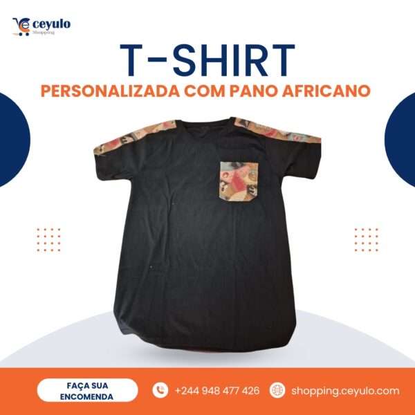 T-Shirts Personalizadas com Pano Africano - Image 3