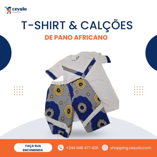 Calções Personalizados com Pano Africano - Image 2