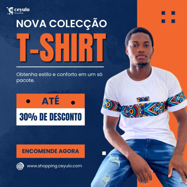 T-Shirts Personalizadas com Pano Africano - Image 14